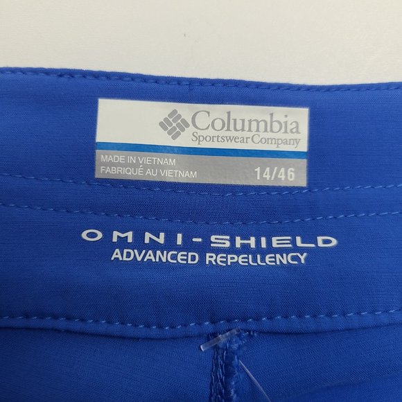 Columbia Omni-Shield Blue Bermuda Shorts Size M - Picture 9 of 11